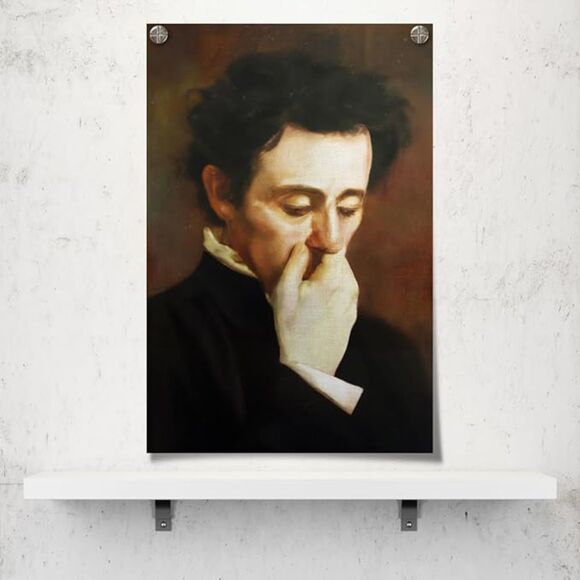 un Other - Funny Bathroom Wall Art bad smell art wall decoration 12x16inch unframed